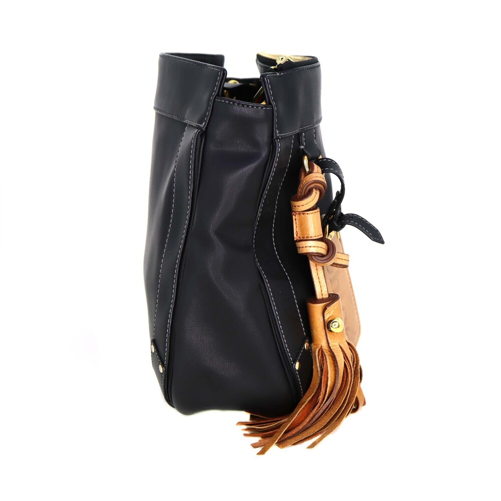 Chloe shoulder bag leather black fringe tassel by - Picture 3 of 11